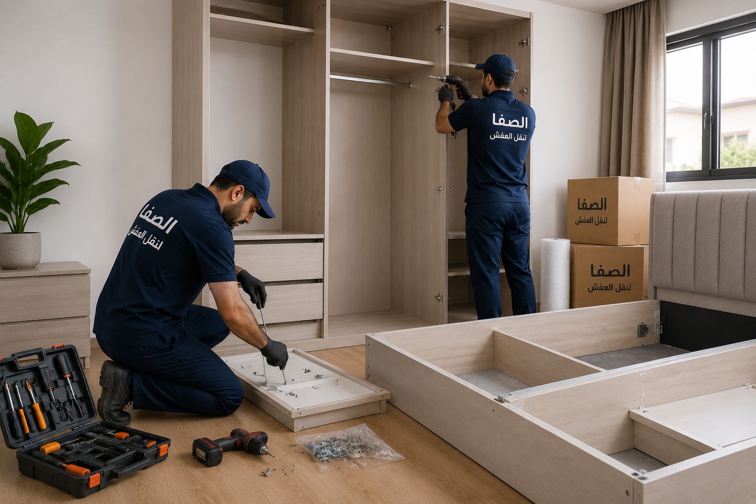 فك وتركيب الأثاث